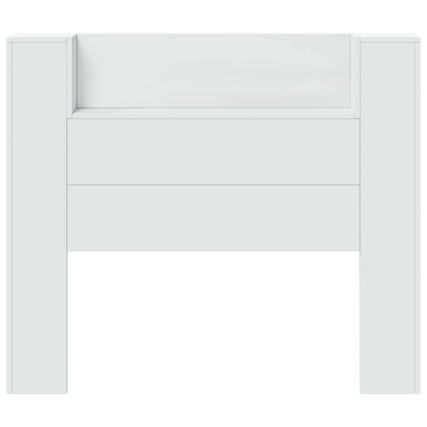 Testiera Bianco 120 x 16,5 x 103,5 cm Legno multistrato