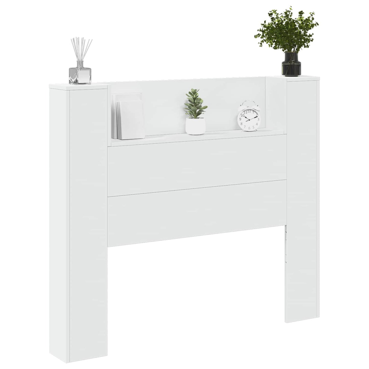Testiera Bianco 120 x 16,5 x 103,5 cm Legno multistrato