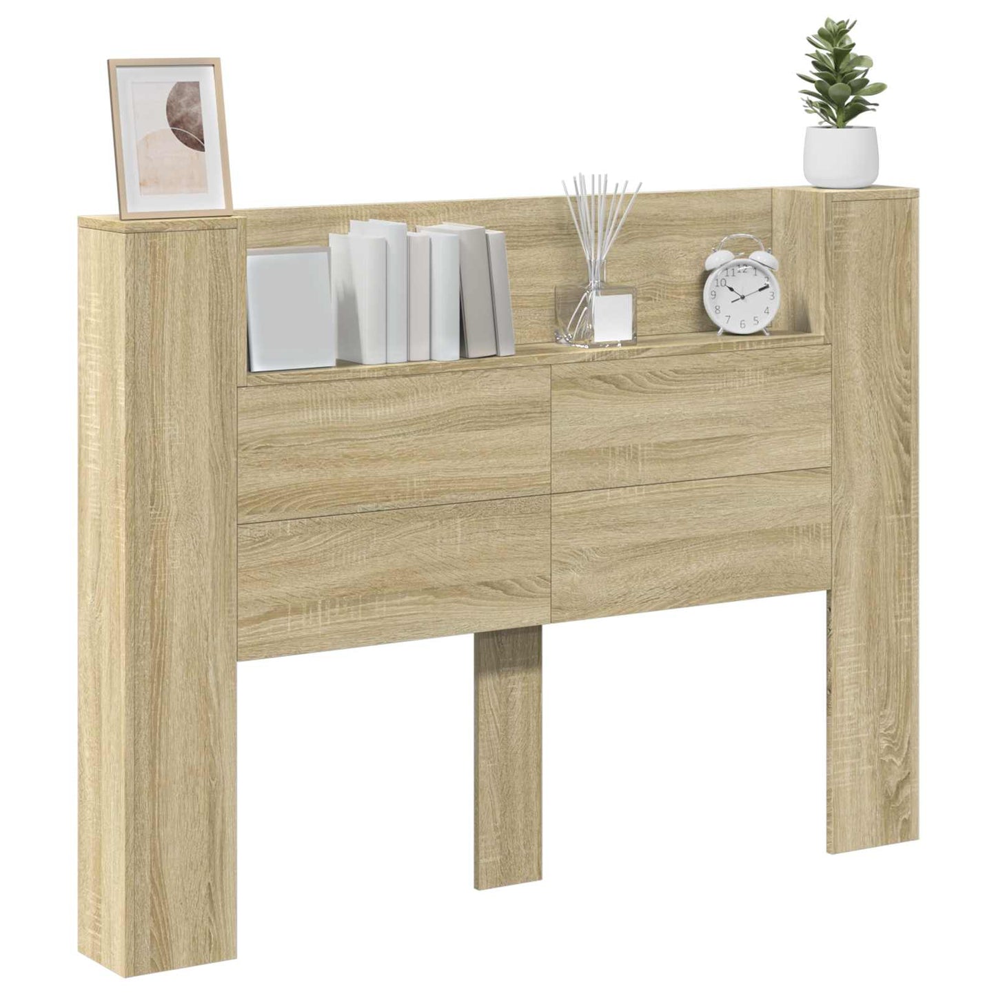 Testiera Rovere Sonoma 140 x 16,5 x 103,5 cm Legno multistrato