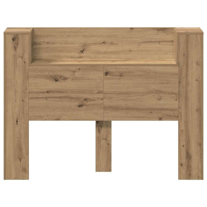 Testiera con lo scaffale Rovere artigianale 140 x 17 x 104,5 cm
