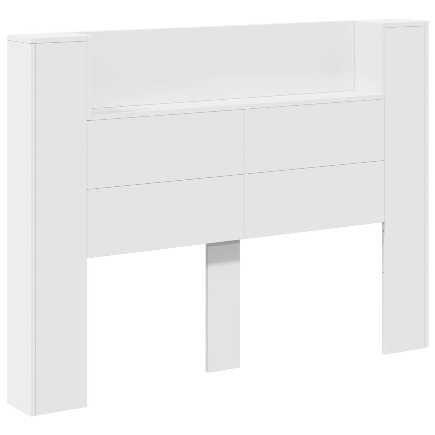 Testiera Bianco 140 x 16,5 x 103,5 cm Legno multistrato