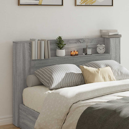 Testiera Grigio Sonoma 160 x 16,5 x 103,5 cm Legno multistrato