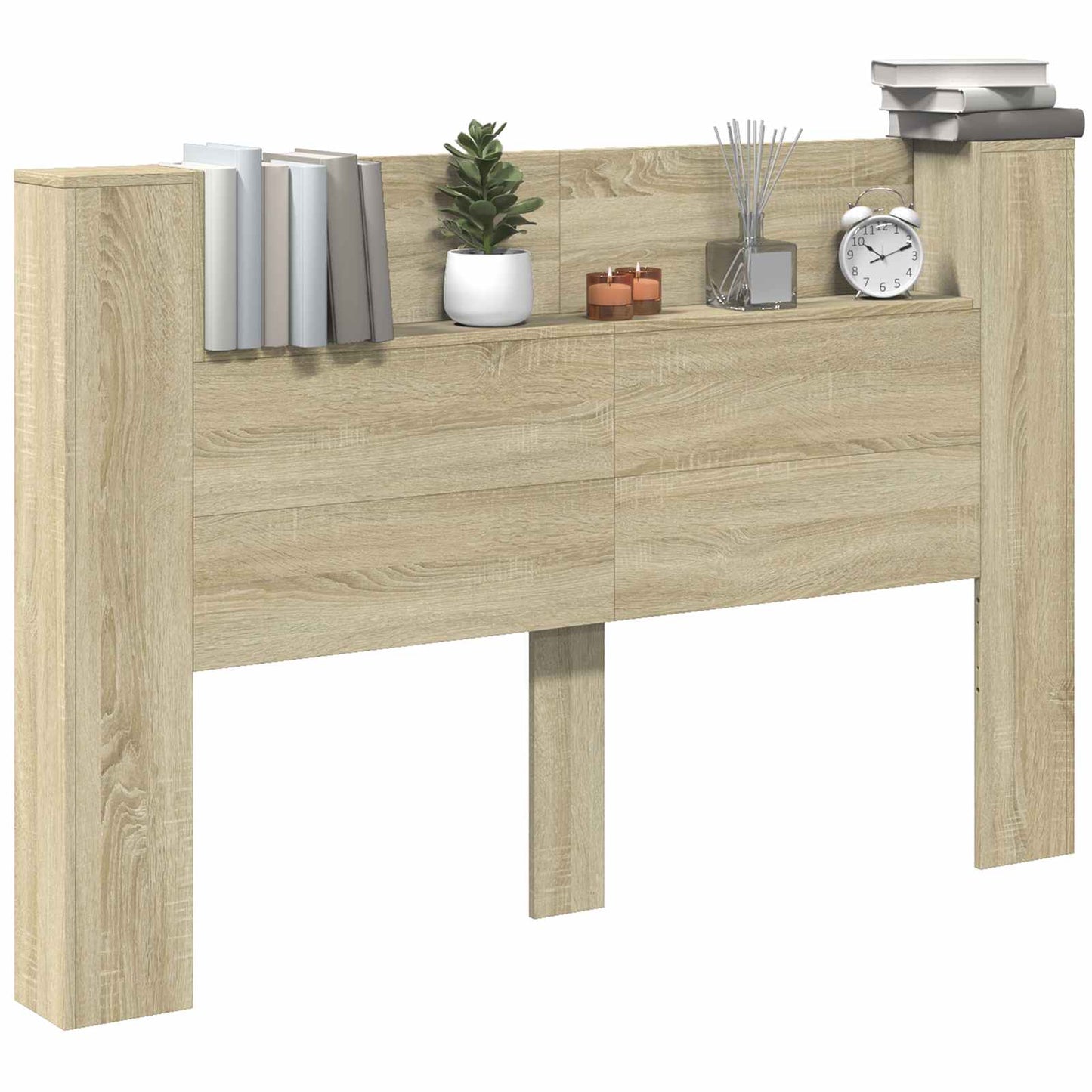 Testiera Rovere Sonoma 160 x 16,5 x 103,5 cm Legno multistrato