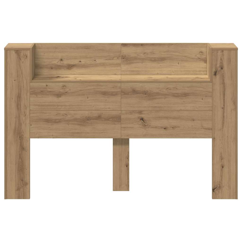 Testiera con lo scaffale Rovere artigianale 160 x 17 x 104,5 cm