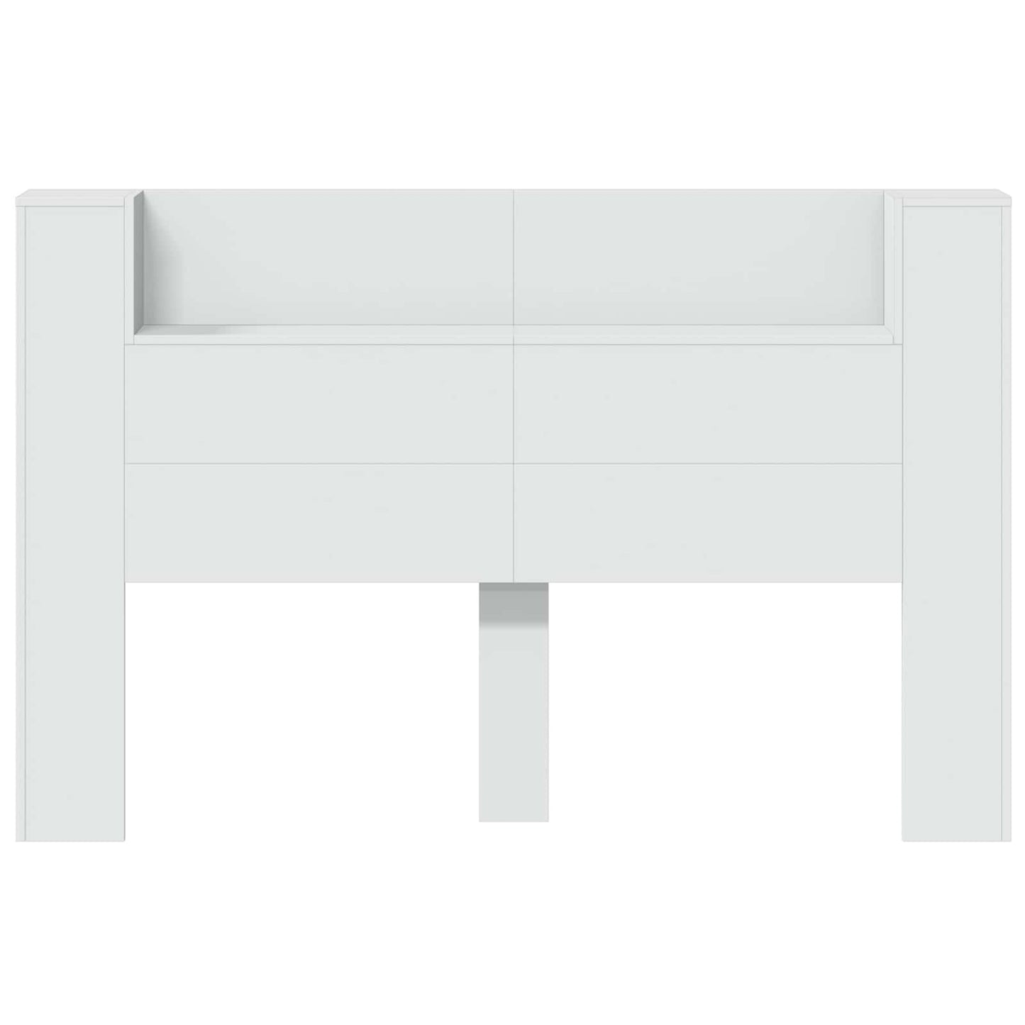 Testiera Bianco 160 x 16,5 x 103,5 cm Legno multistrato