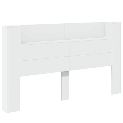 Testiera Bianco 180 x 16,5 x 103,5 cm Legno multistrato