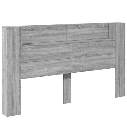 Testiera Grigio Sonoma 180 x 16,5 x 103,5 cm Legno multistrato