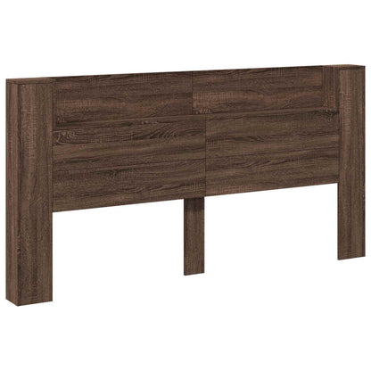 Testiera Rovere Marrone 200 x 16,5 x 103,5 cm Legno multistrato