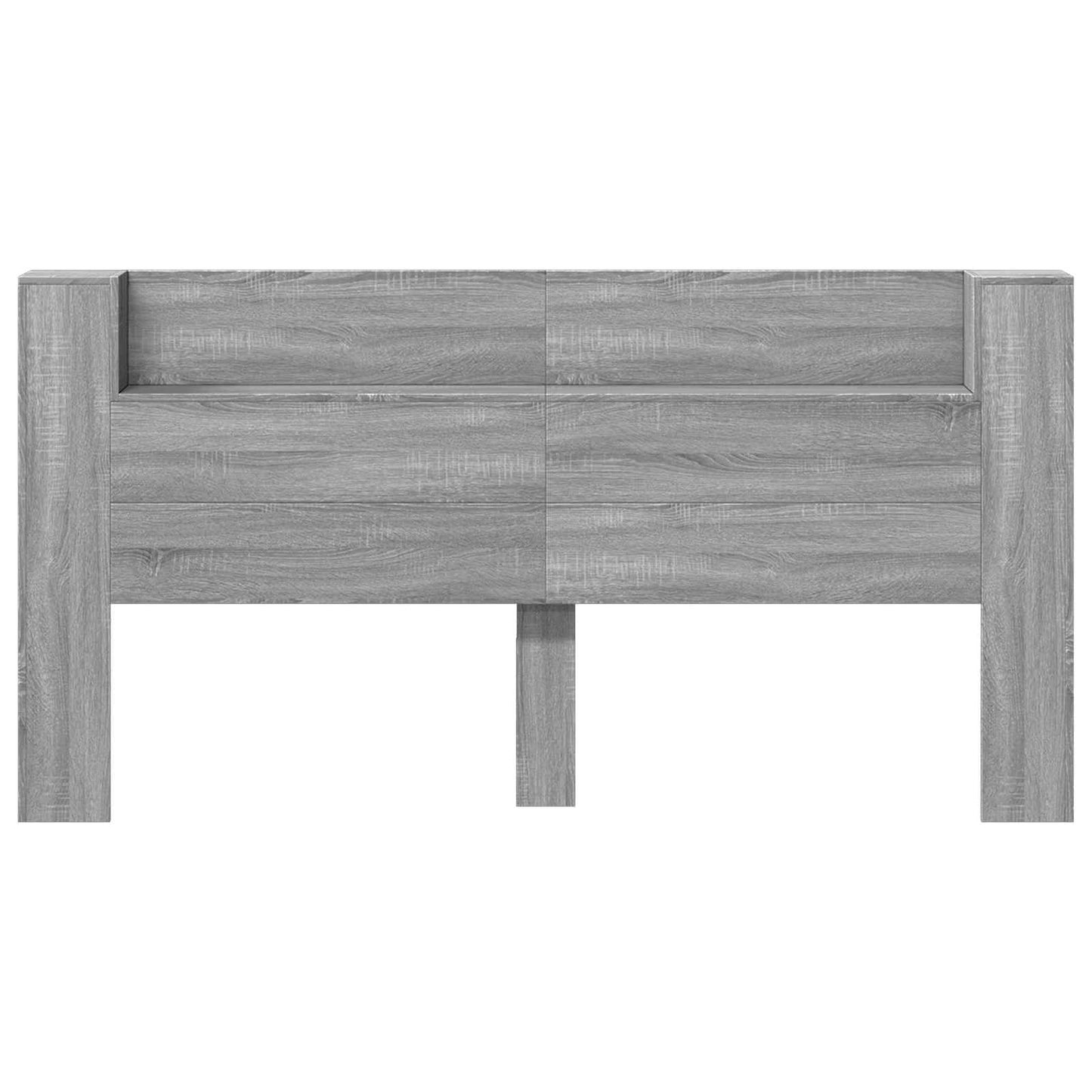 Testiera Grigio Sonoma 200 x 16,5 x 103,5 cm Legno multistrato