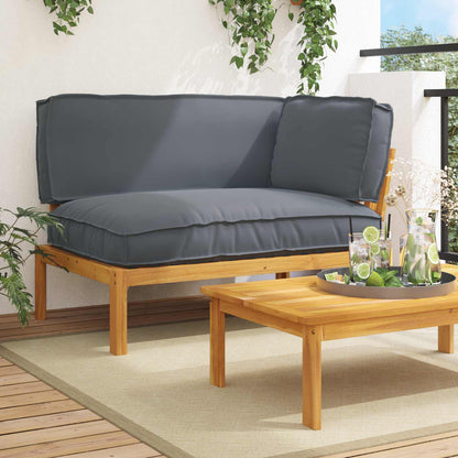 Set di divani con cuscino Antracite 133 x 92 x 69 cm