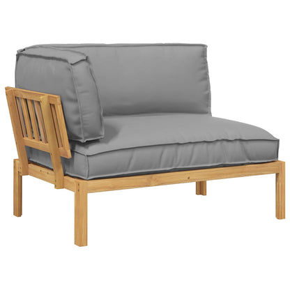 Set di divani Grigio 133 x 92 x 69 cm Legno di Acacia Massello