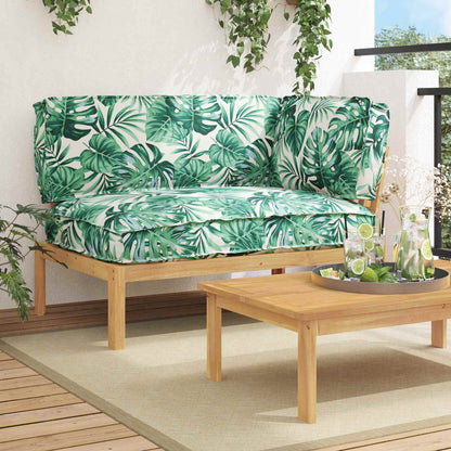Set di divani con cuscino Foglia Motivo Foglia 133 x 92 x 69 cm