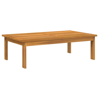 Set di divani con cuscino 2 pcs Crema Legno di Acacia Massello