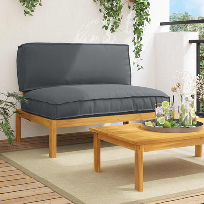 Set di divani con cuscino Antracite 120 x 92 x 69 cm