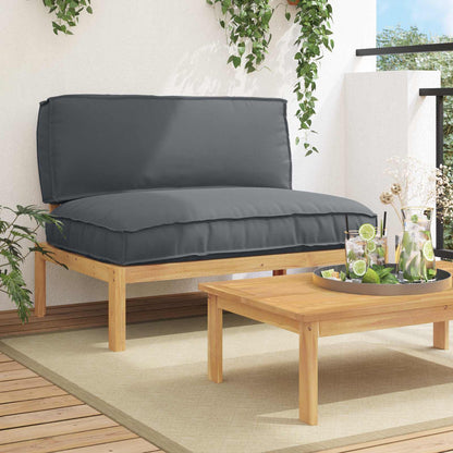 Set di divani con cuscino Antracite 120 x 92 x 69 cm