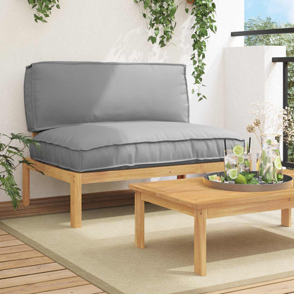Set di divani Grigio 120 x 92 x 69 cm Legno di Acacia Massello