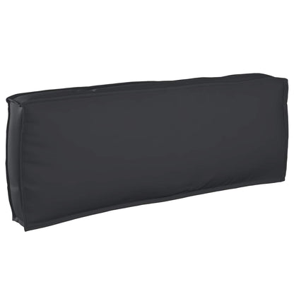 Set di divani con cuscino 2 pcs Nero Legno di Acacia Massello