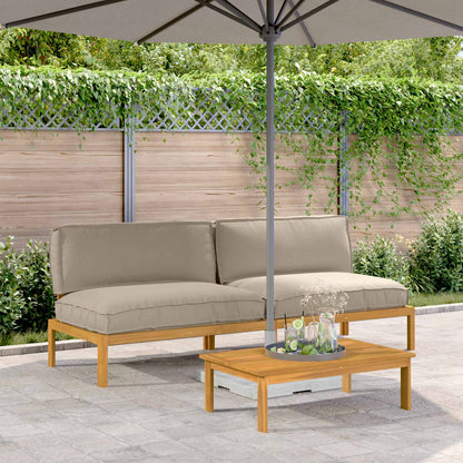 Set di divani Talpa 240 x 92 x 69 cm Legno di Acacia Massello