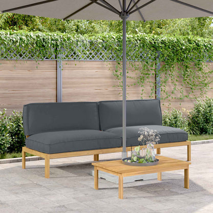 Set di divani con cuscino Antracite 240 x 92 x 69 cm