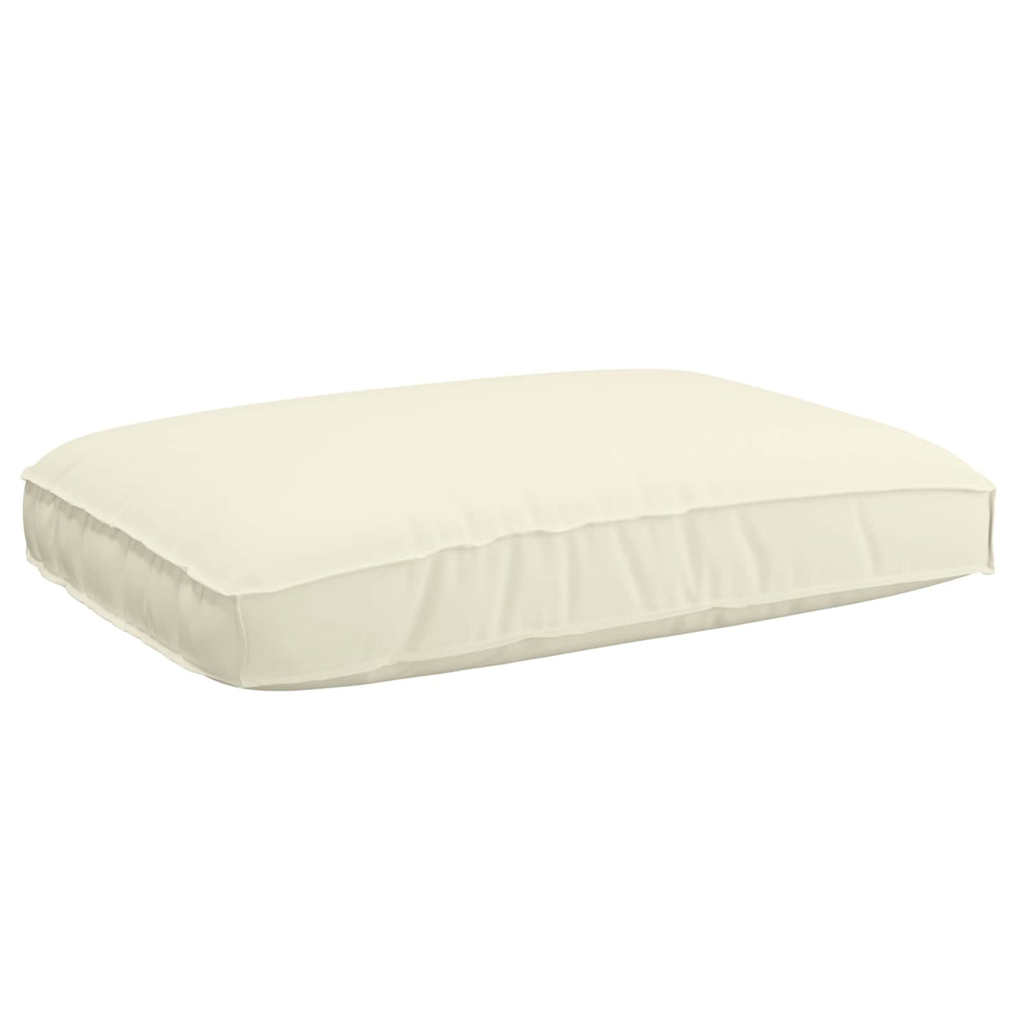 Set di divani con cuscino 2 pcs Crema Legno di Acacia Massello