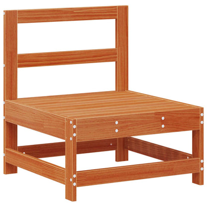 Set Lounge da Giardino 8 pcs Marrone Cera