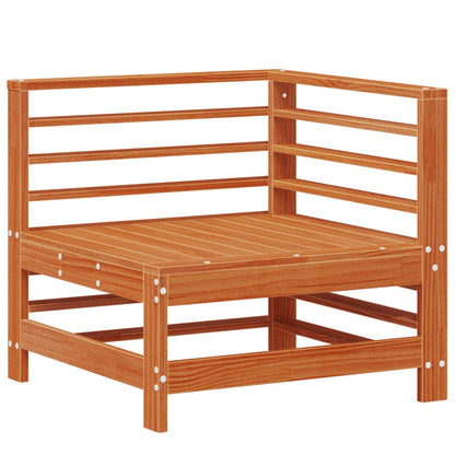 Set Lounge da Giardino 5 pcs Marrone Cera