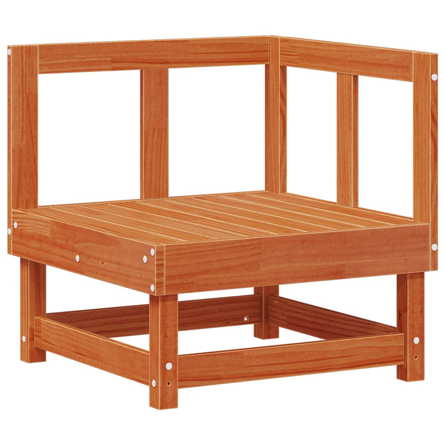 Set Lounge da Giardino 5 pcs Marrone Cera