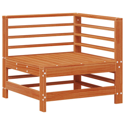 Set Lounge da Giardino 7 pcs Marrone Cera