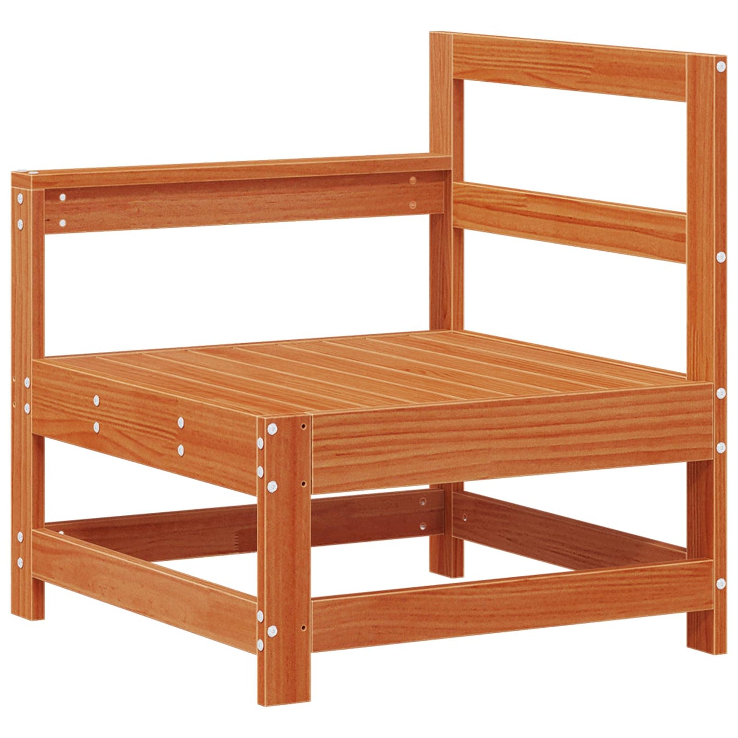 Set Lounge da Giardino 8 pcs Marrone Cera