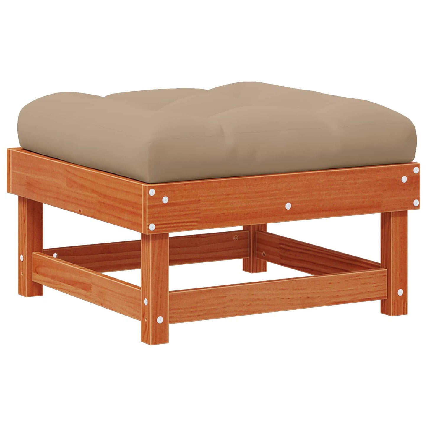 Set Lounge da Giardino 6 pcs Marrone Cera