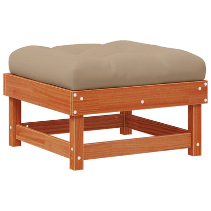 Set Lounge da Giardino 6 pcs Marrone Cera