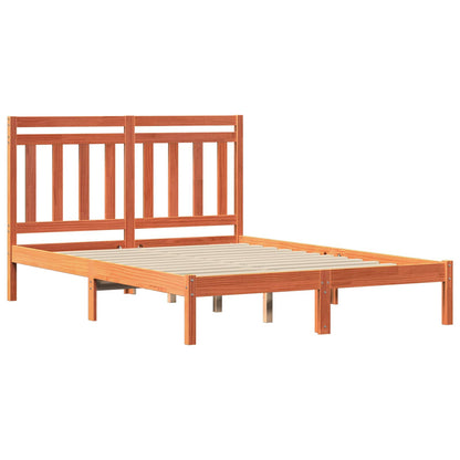 Struttura del letto Marrone cerato 205,5 x 145,5 x 100 cm