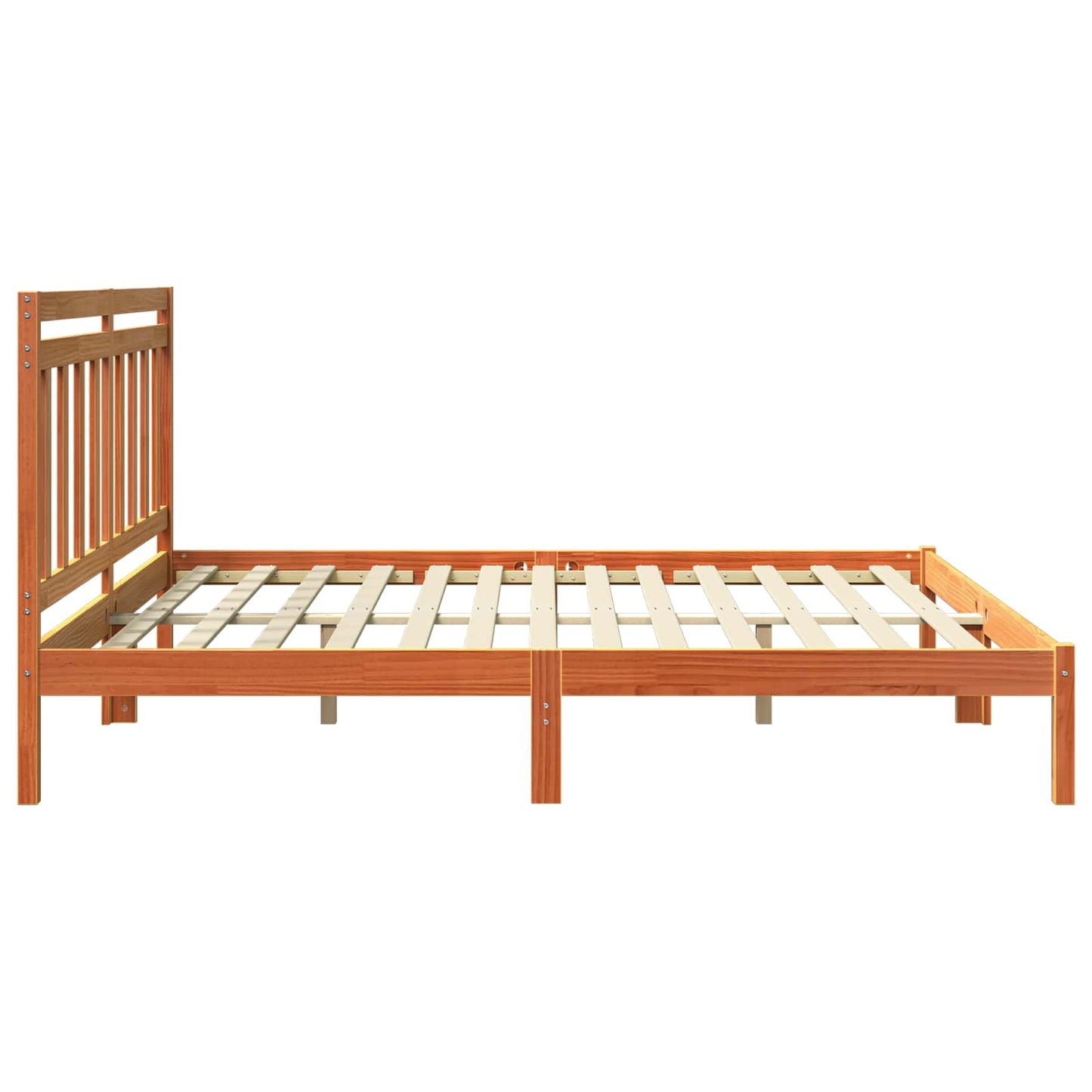 Struttura del letto Marrone cerato 205,5 x 185,5 x 100 cm
