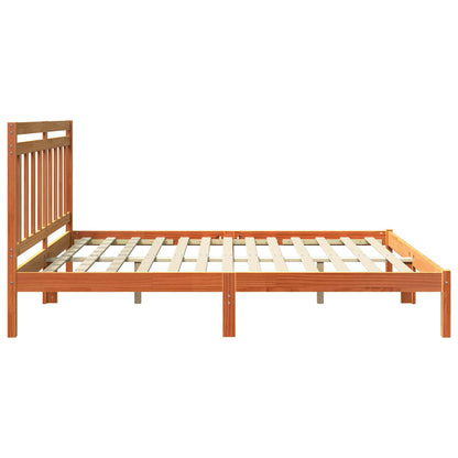 Struttura del letto Marrone cerato 205,5 x 185,5 x 100 cm