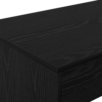 Scrivania Letto Rovere Nero 100 x 45 x 75 cm Legno multistrato