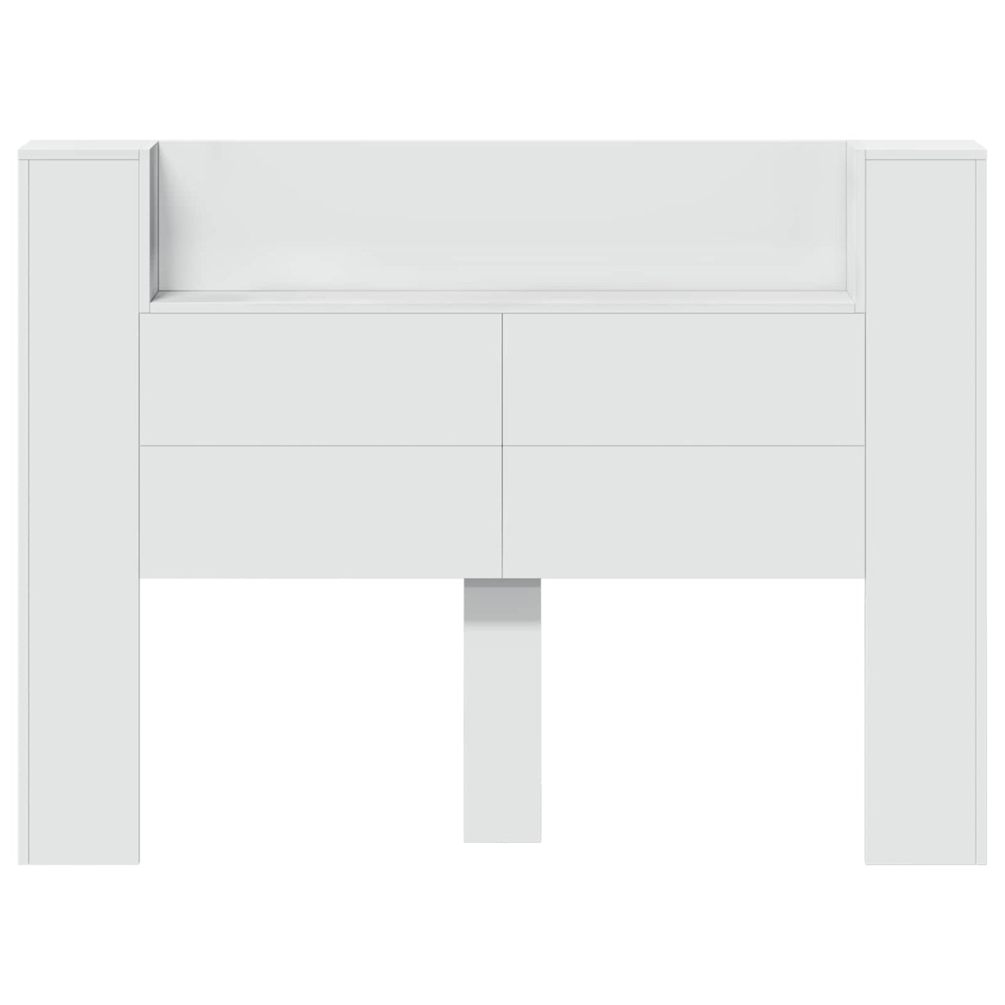 Testata con Mobile e LED Bianco 140 x 16,5 x 103,5 cm