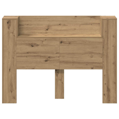 Testata con Mobile e LED Rovere Artigianale Legno multistrato