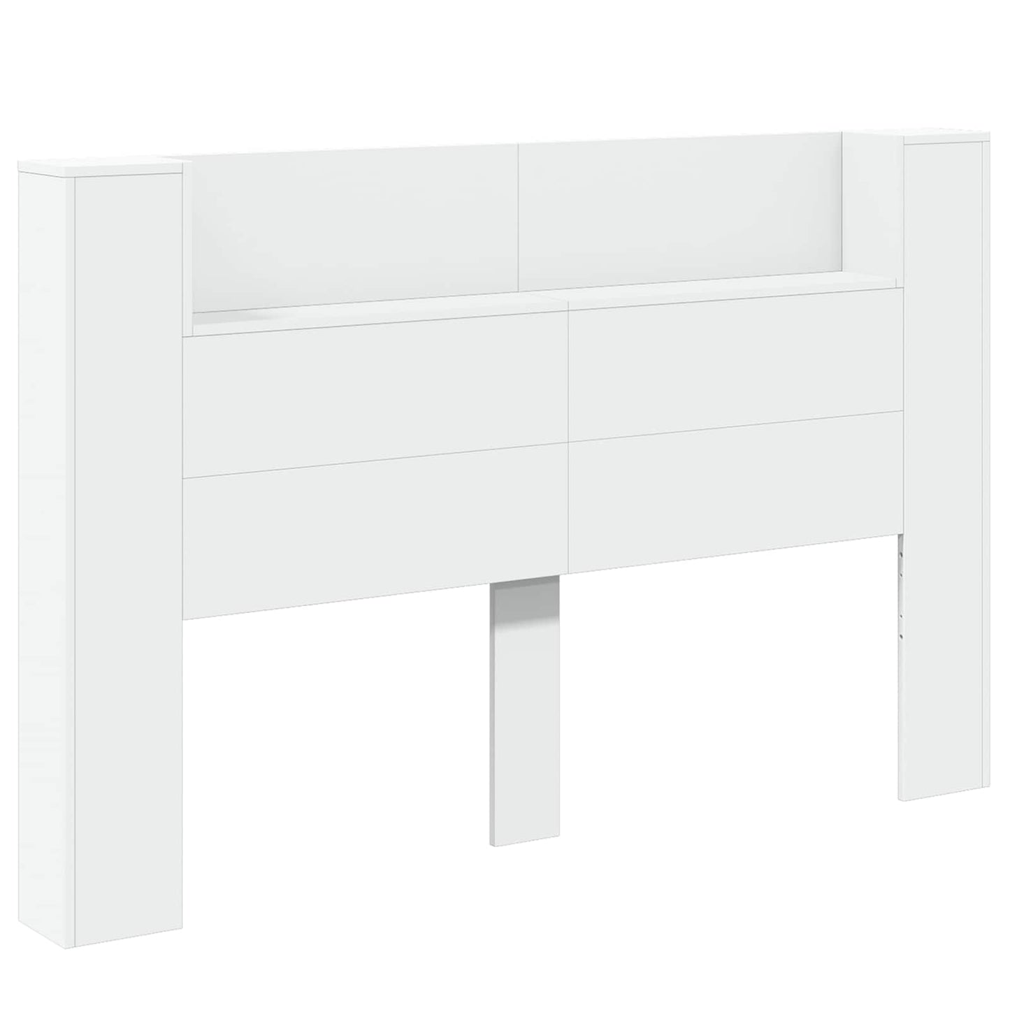Testata con Mobile e LED Bianco 160 x 16,5 x 103,5 cm