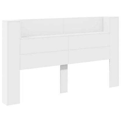 Testata con Mobile e LED Bianco 180 x 16,5 x 103,5 cm