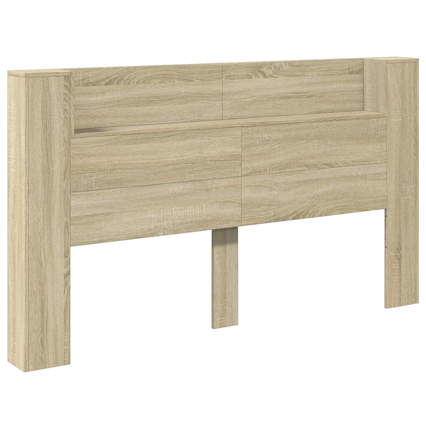 Testata con Mobile e LED Sonoma 180 x 16,5 x 103,5 cm