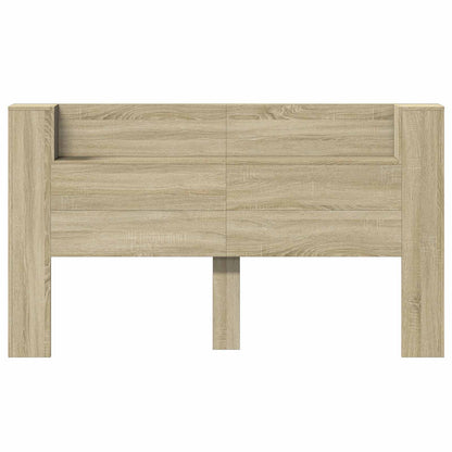 Testata con Mobile e LED Sonoma 180 x 16,5 x 103,5 cm