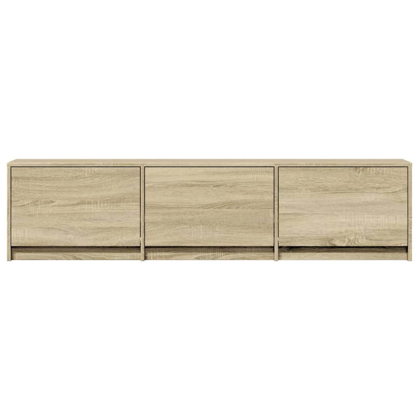 Mobile TV con led Sonoma 165 x 34 x 40 cm Legno multistrato