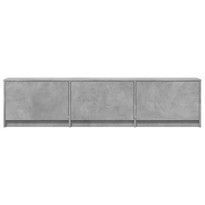 Mobile TV Calcestruzzo 165 x 34 x 40 cm Legno multistrato
