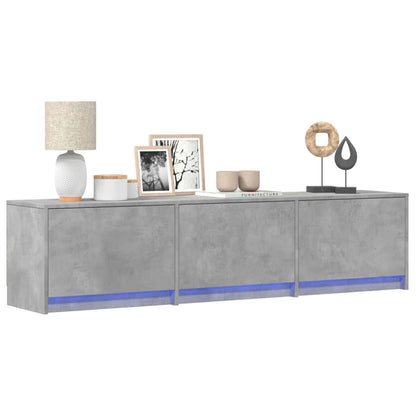 Mobile TV Calcestruzzo 165 x 34 x 40 cm Legno multistrato