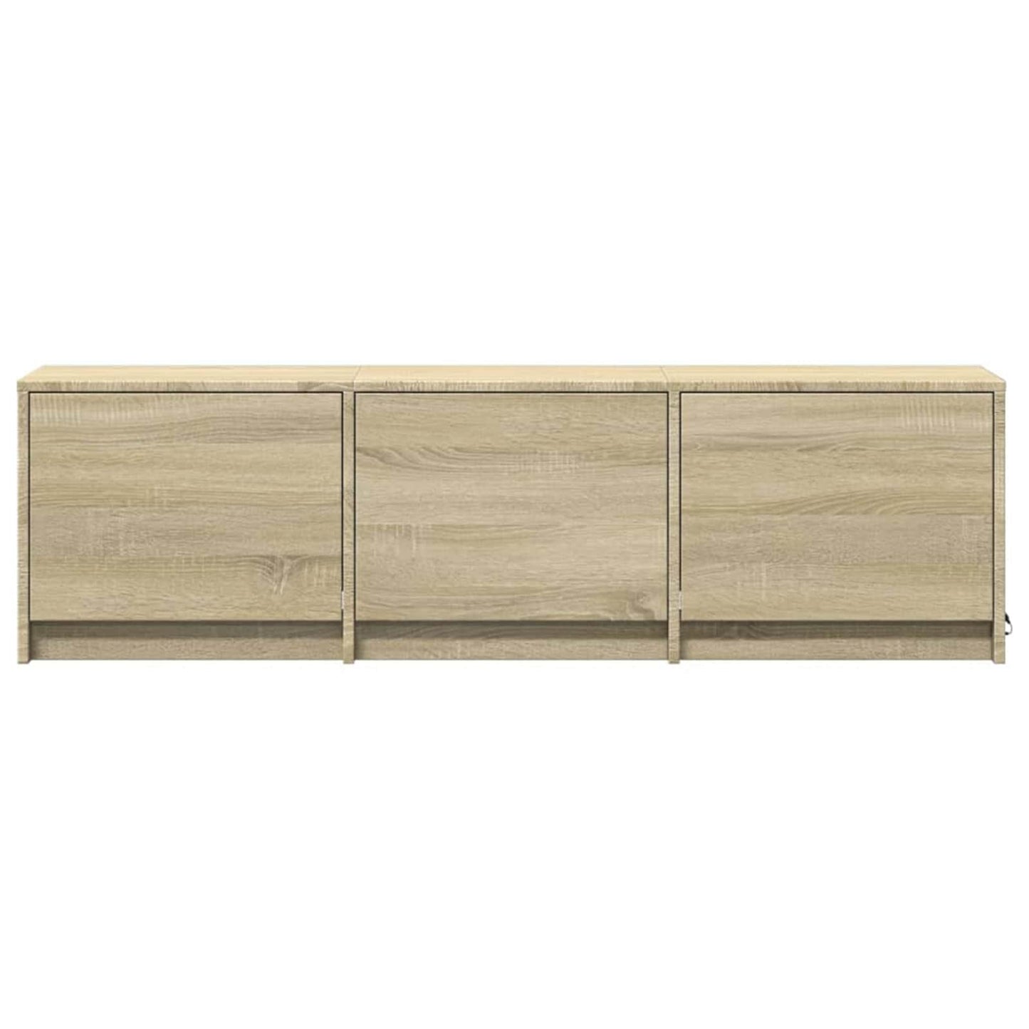 Mobile TV con led Sonoma 140 x 34 x 40 cm Legno multistrato