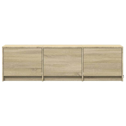 Mobile TV con led Sonoma 140 x 34 x 40 cm Legno multistrato