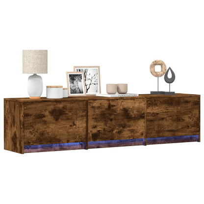 Mobile TV Rovere fumÃ© 165 x 34 x 40 cm Legno multistrato