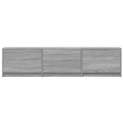 Mobile TV Grigio Sonoma 165 x 34 x 40 cm Legno multistrato