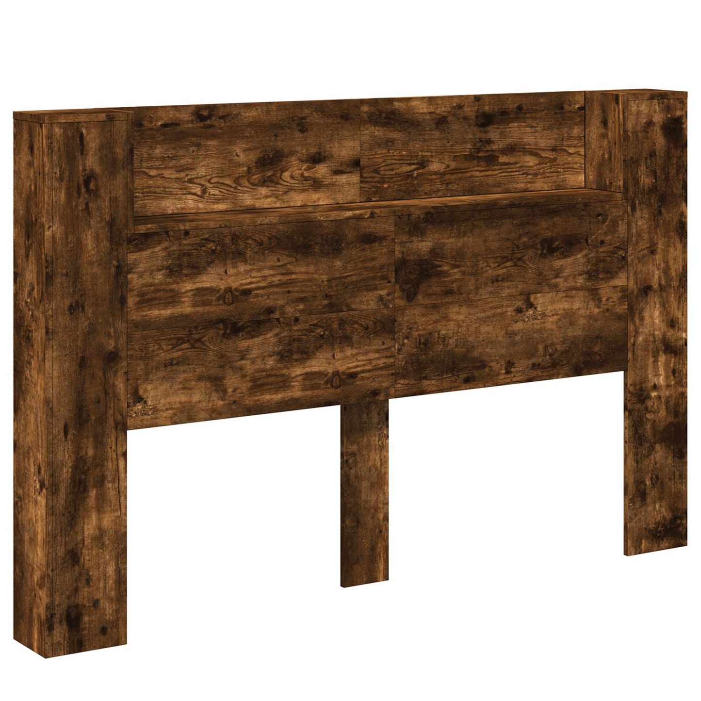 Testata con Mobile e LED Quercia Affumicata Legno multistrato