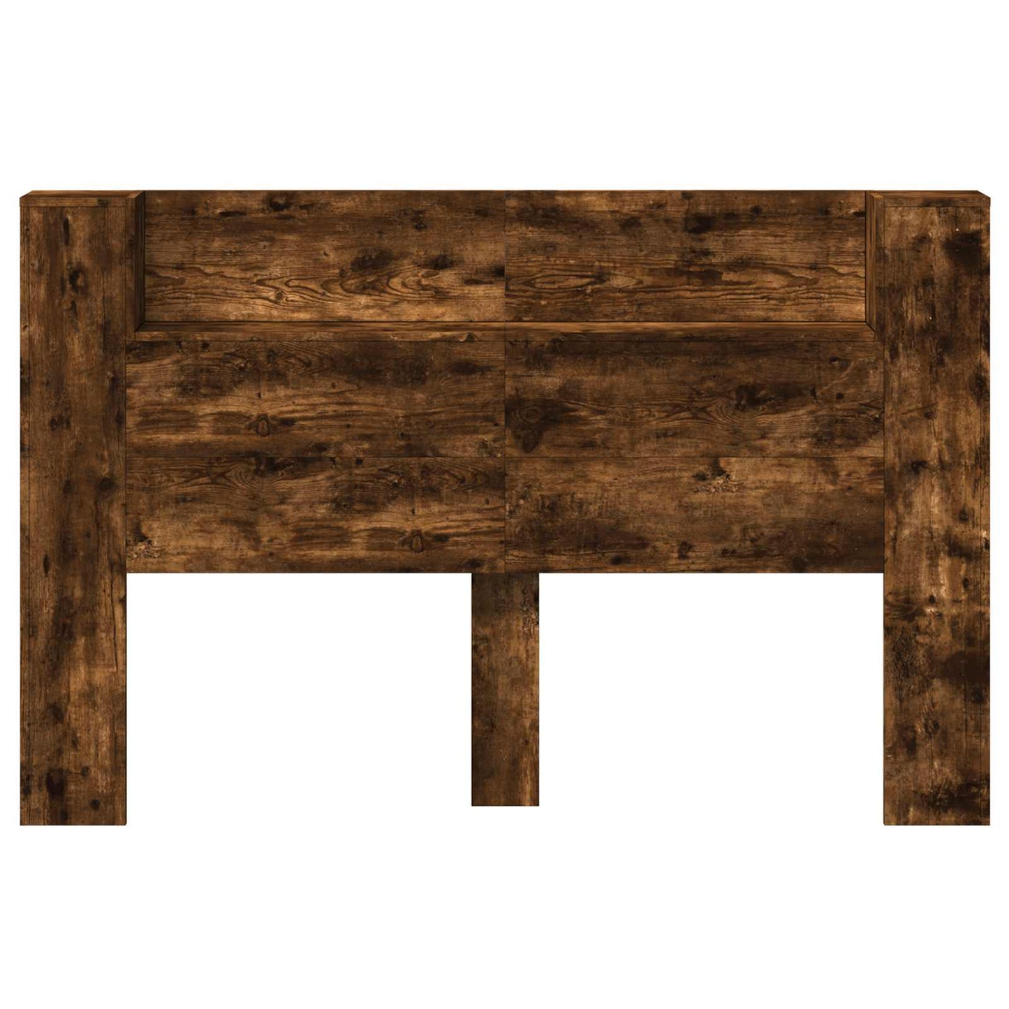 Testata con Mobile e LED Quercia Affumicata Legno multistrato